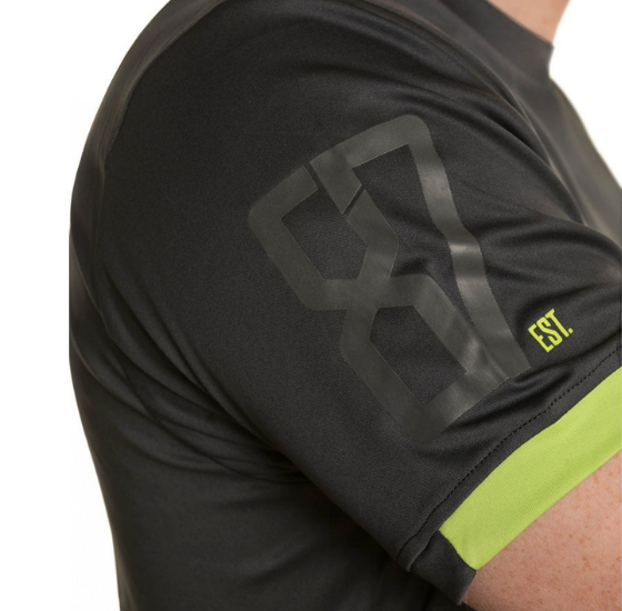 Футболка WX Active T-Shirt Charcoal w Flash Green Size L